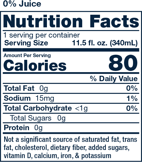 Crooked Pop Blackberry Nutrition Facts