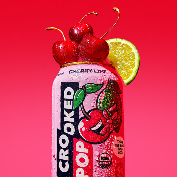 Crooked Pop Cherry Lime Hard Soda Pop
