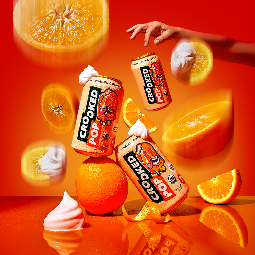 Crooked Pop Orange Cream Falling Fruit