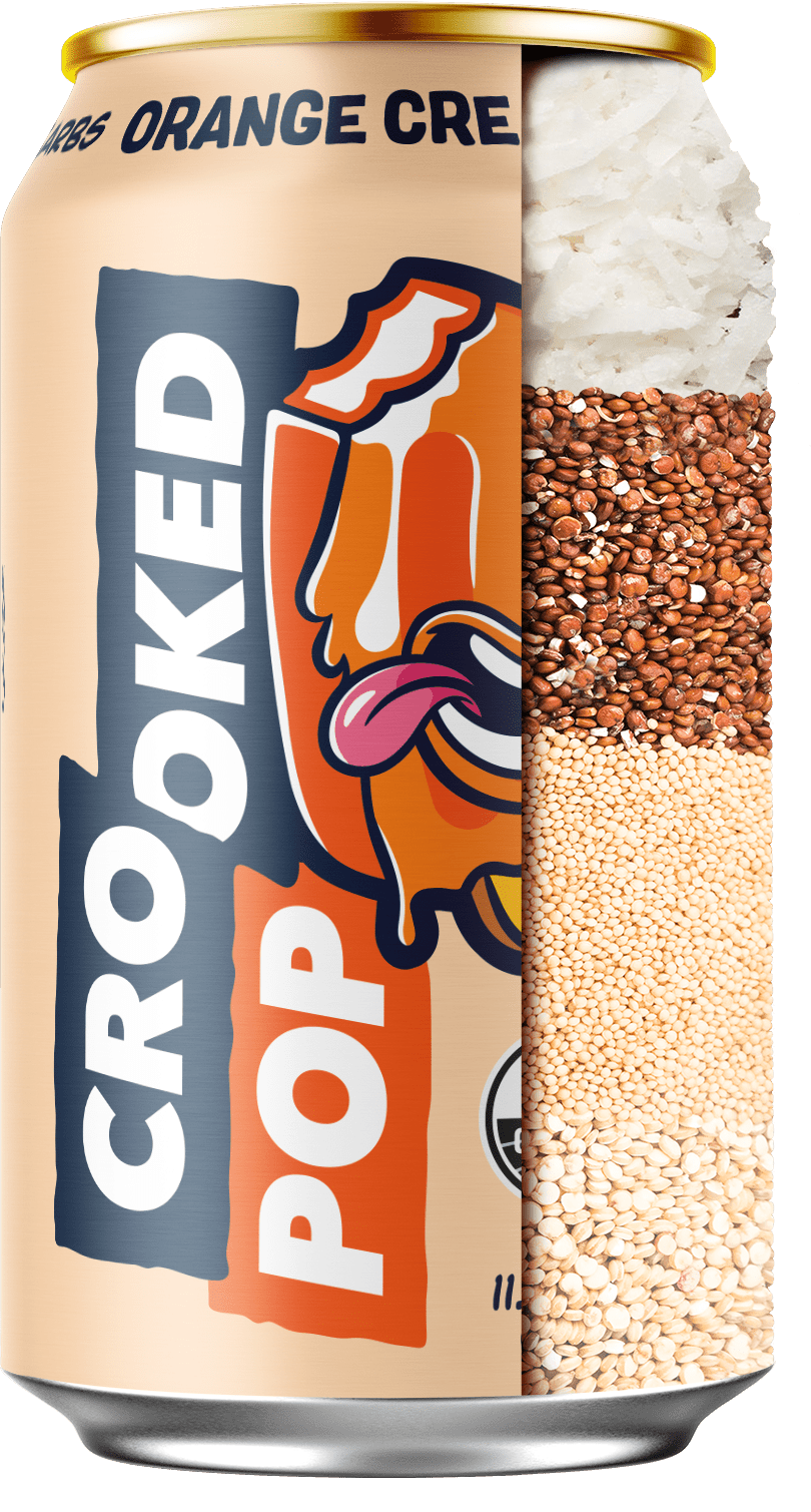 Crooked Pop can cross section