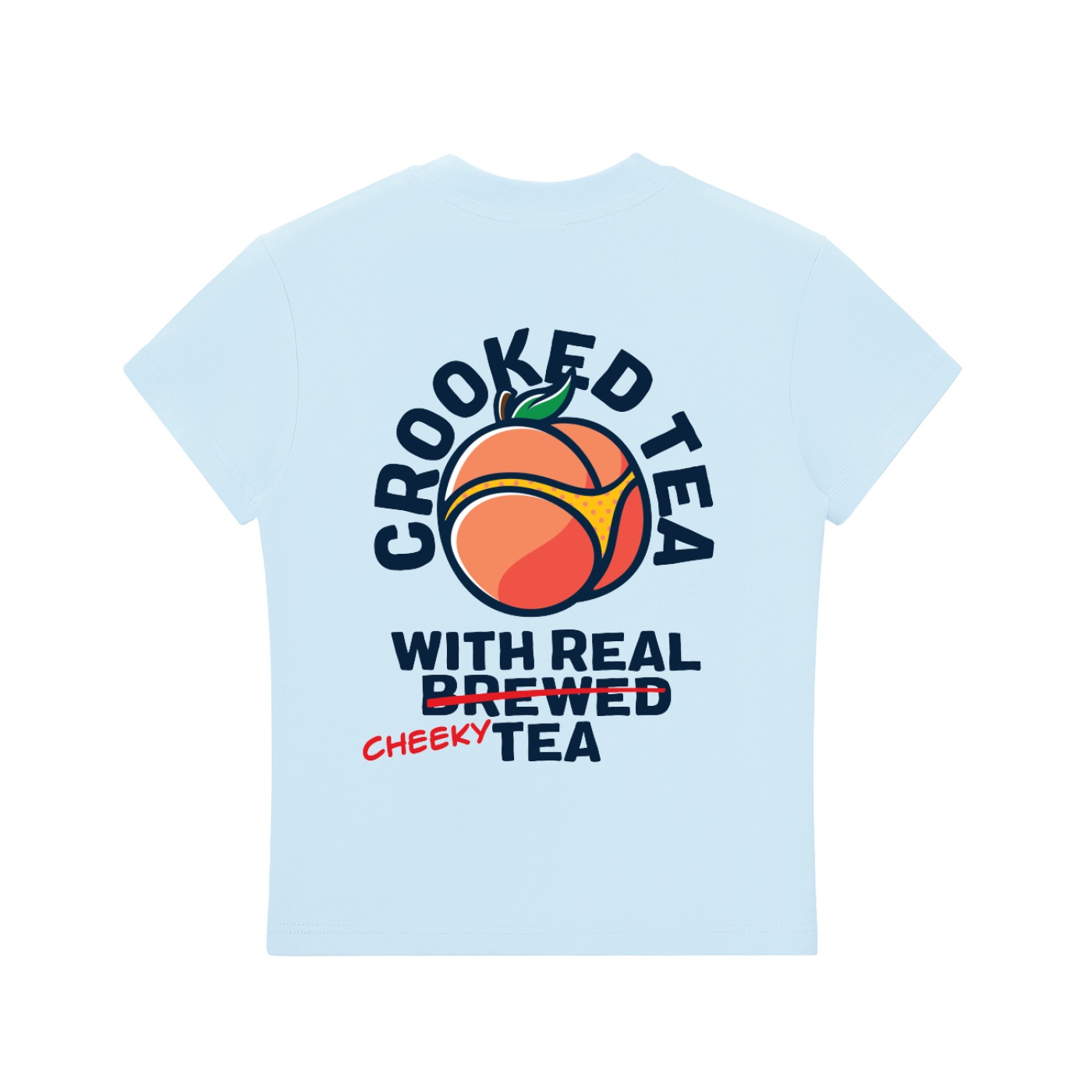 Crooked Tea Crewneck T-Shirt - Image 2