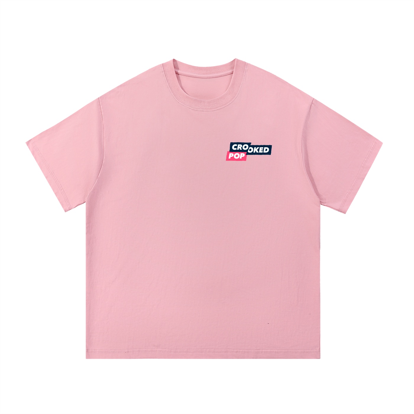 Crooked Pop Essential Cotton T-Shirt