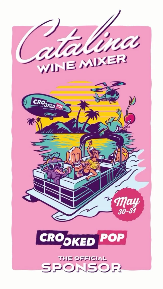 It’s the f**king CATALINA WINE MIXER!

See you there⚓️